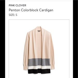 NWT Pink Clover Cardigan